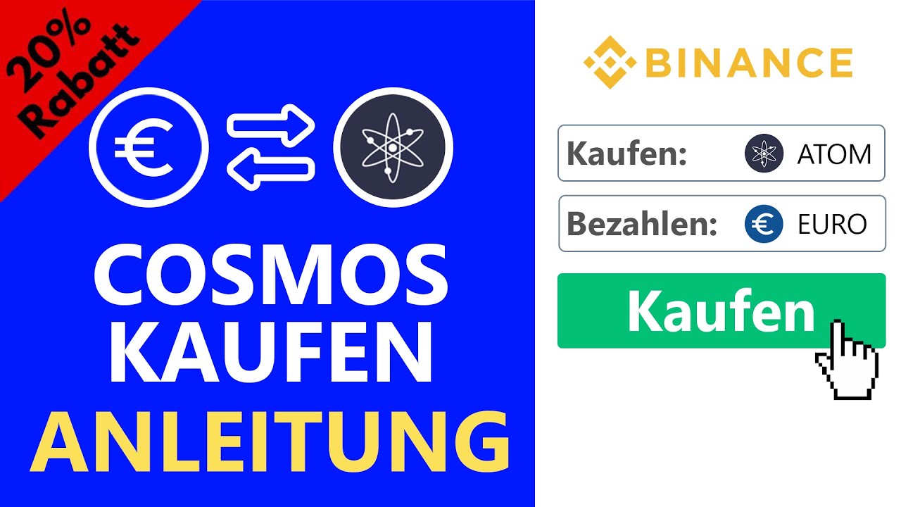 Cosmos (ATOM) kaufen ANLEITUNG ✅ Schritt-f&uuml;r-Schritt (0,08% Geb&uuml;hren)