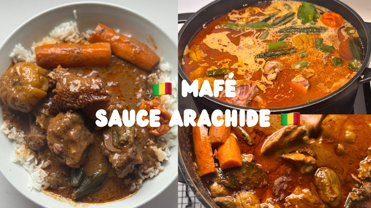 Recette du MAFÉ facile et sans huile | Toutes les astuces pour le réussir | Sauce arachide 