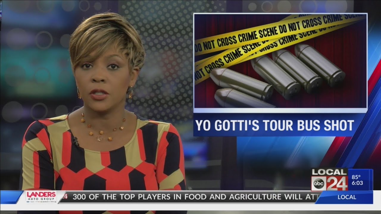 Memphis rapper Yo Gotti's tour bus hit by gunfire in Nashville