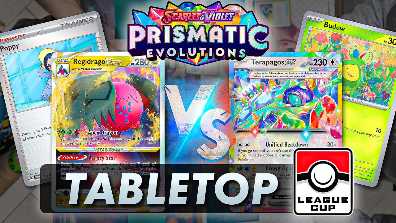 Regidrago VSTAR vs Terapagos ex (Round 4)【Prismatic Evolutions】League Cup | Tabletop