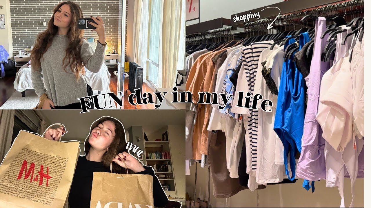 FUN day in my life | shopping, pr packages and haul