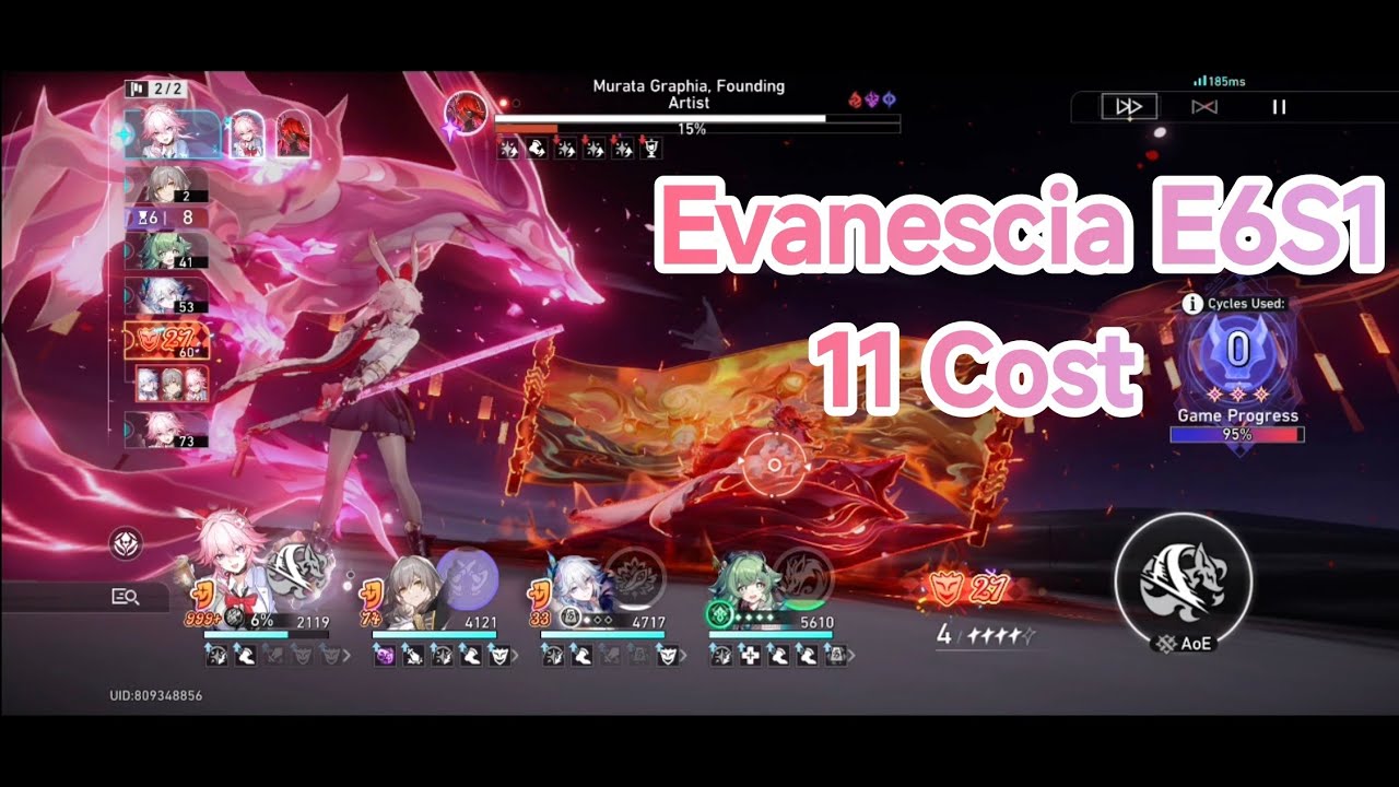 E6S1 Evanescia 0 Cycle | AA King stage | v.4.4 | HSR