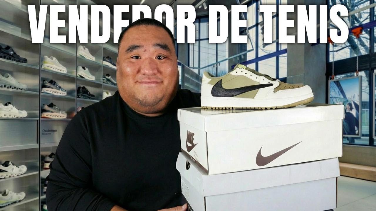 ASMR: El vendedor de tenis más buena onda y su increíble colección de 58 pares