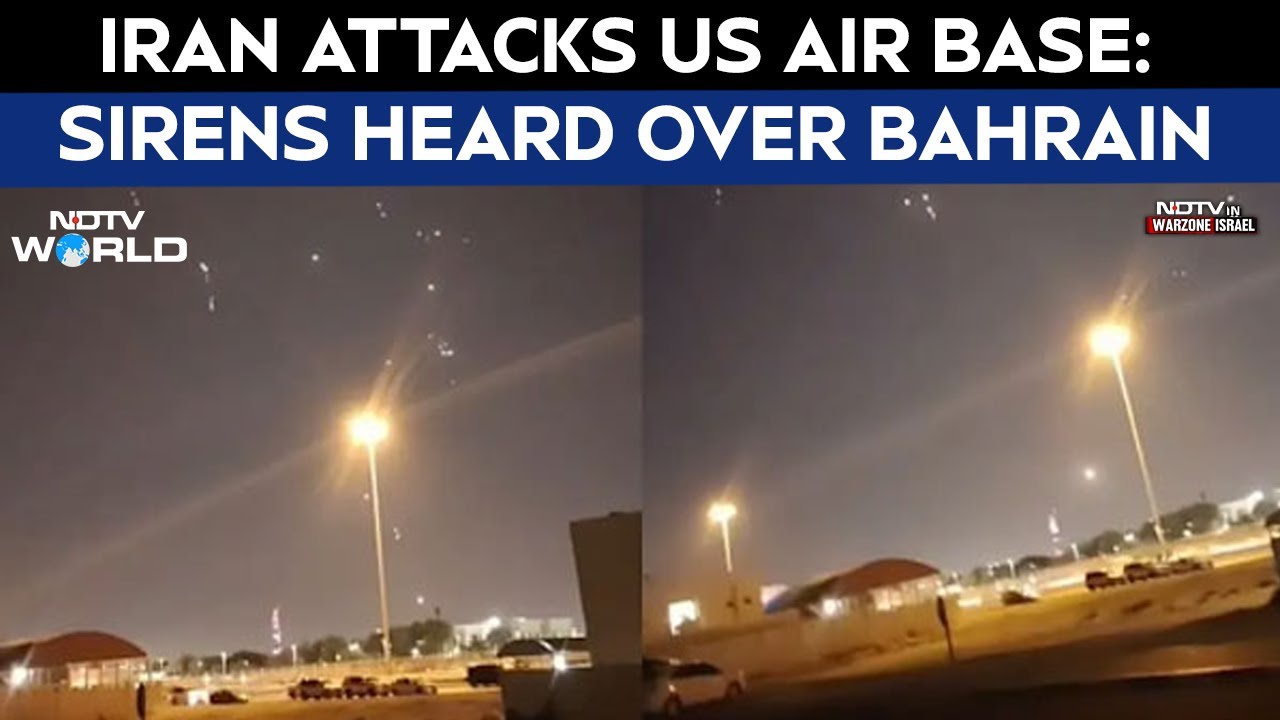 Iran Attack On Qatar | Iran Israel War Updates | Iran Attacks US Air Base: Sirens Heard Over Bahrain