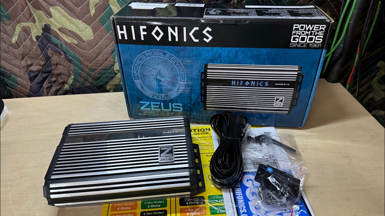Hifonics Zeus ZRX1216.1D V2 Overview and Amp Dyno
