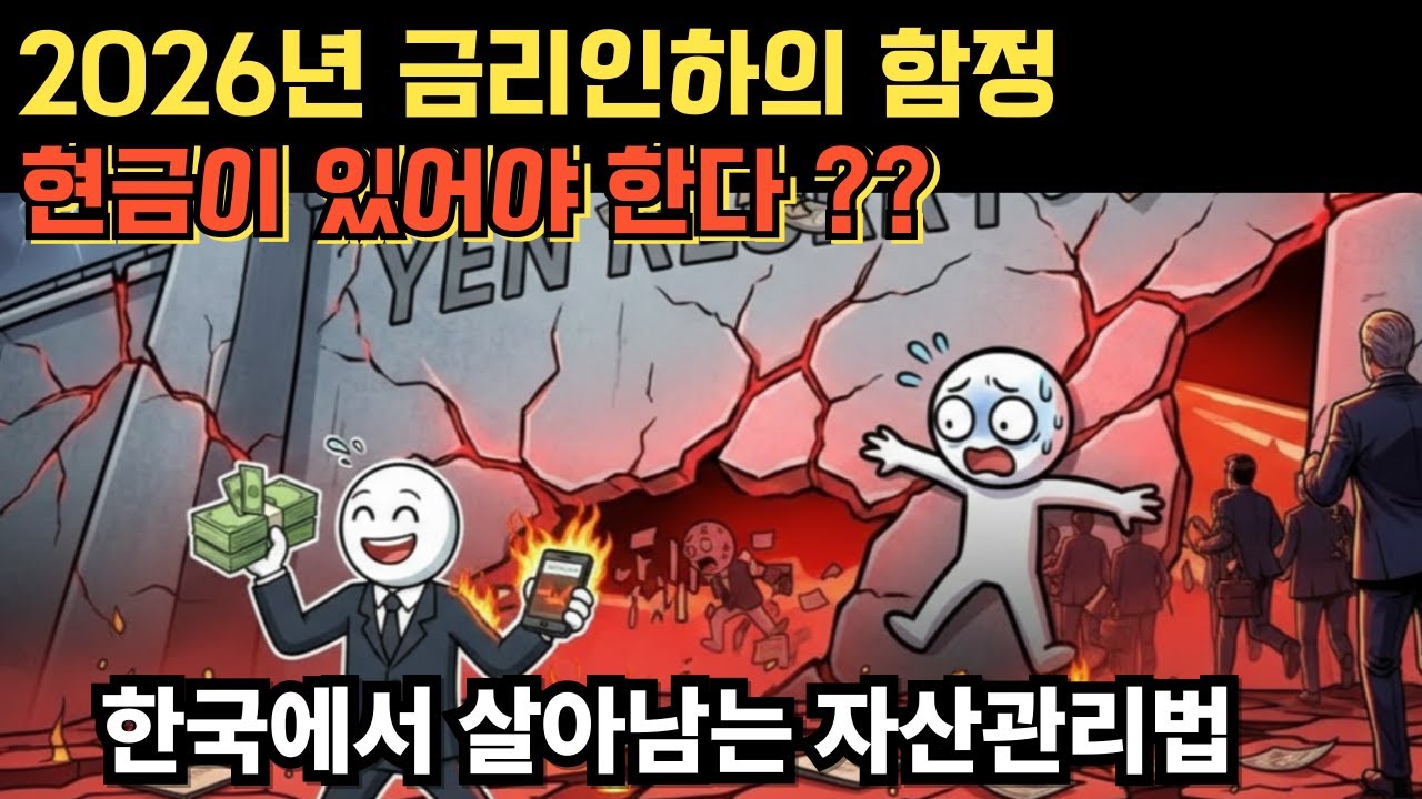 2026년 금리 인하의 함정 1% 저성장 시대에 살아남는 자산 관리법