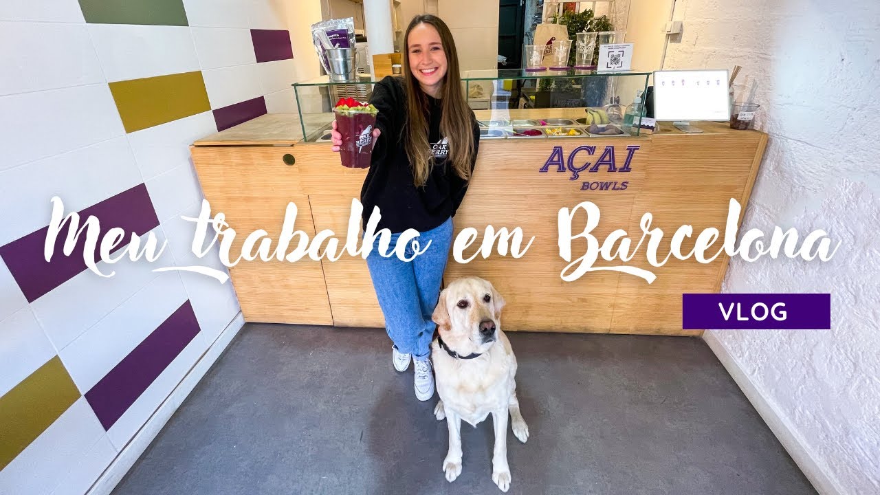 UM DIA DE TRABALHO COMIGO EM BARCELONA