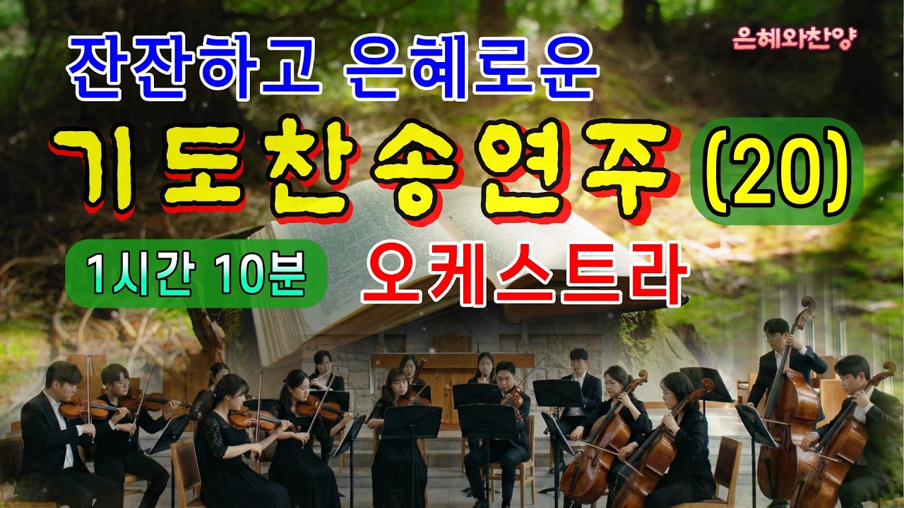 [1시간 10분] 은혜의 기도 찬송 연속듣기/오케스트라 찬송 연주(20)/찬송가메들리/은혜찬양, 보혈찬송/Hymn Orchestra Performance
