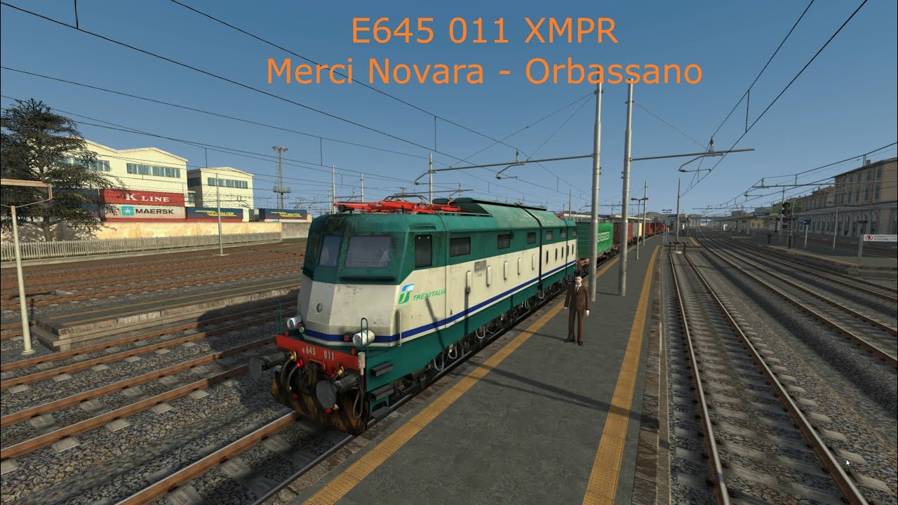 TSC - Tratta Novara Torino JT - E645 011 - Merci da Novara ad Orbassano