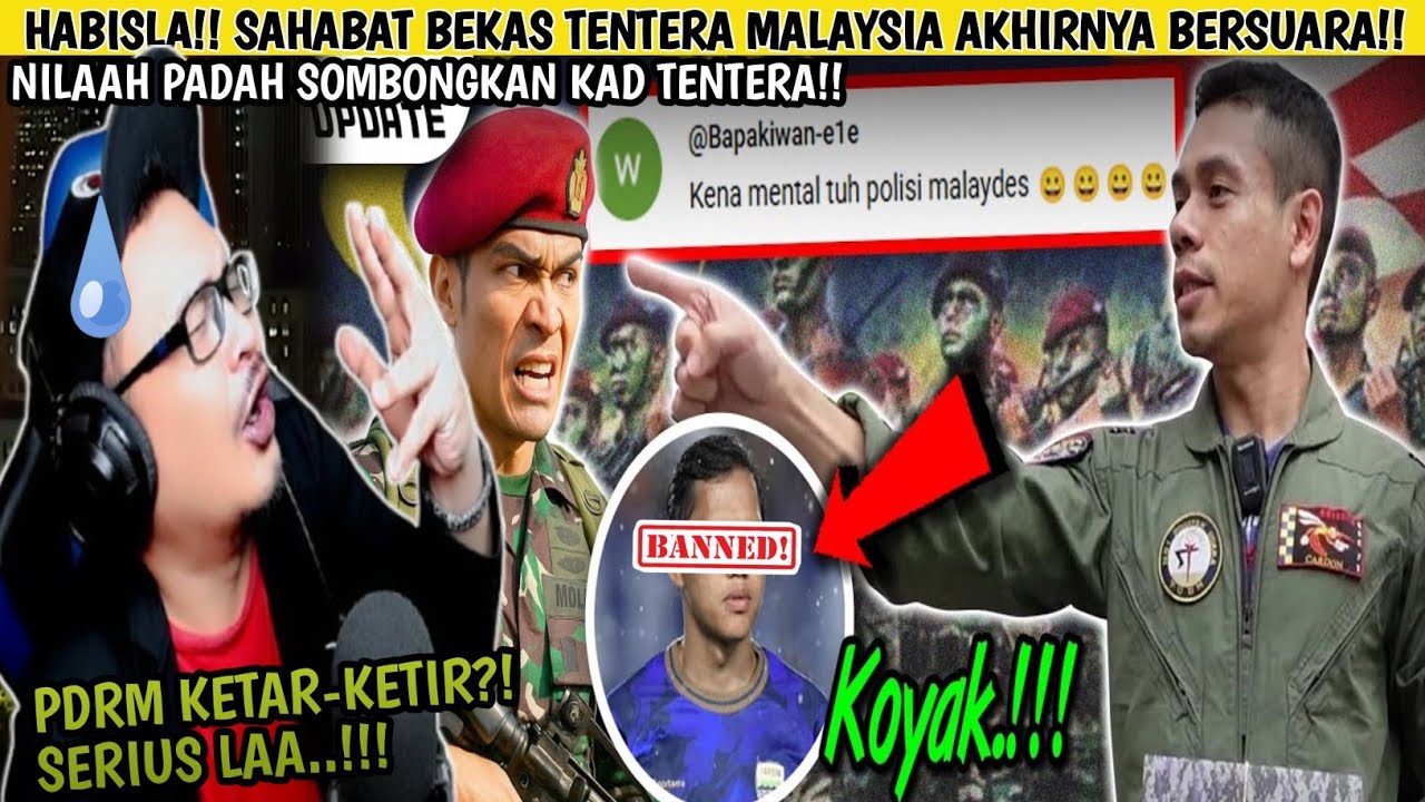 AKHIRNYA KENA JUGA‼️ BEKAS TENTERA TUDM 🇲🇾 BAGI NASIHAT PADU UNTUK PLAYER INDONESIA‼️ | Wak Lonjong