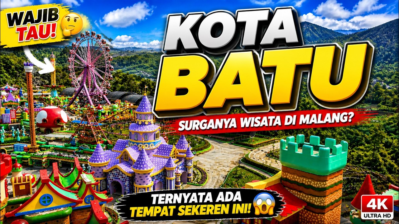 KOTA BATU JAWA TIMUR TERKINI 2026 🇮🇩 Wisata Batu, Jatim Park, Pasar Among Tani & Museum Angkut