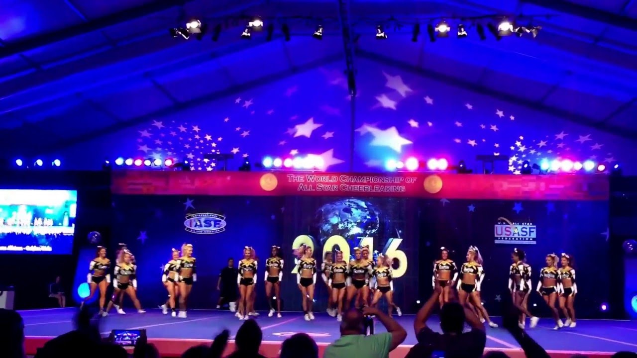 The Cheerleading Worlds 2016 Championship International Open Level 6 GymTyme Golden Girls