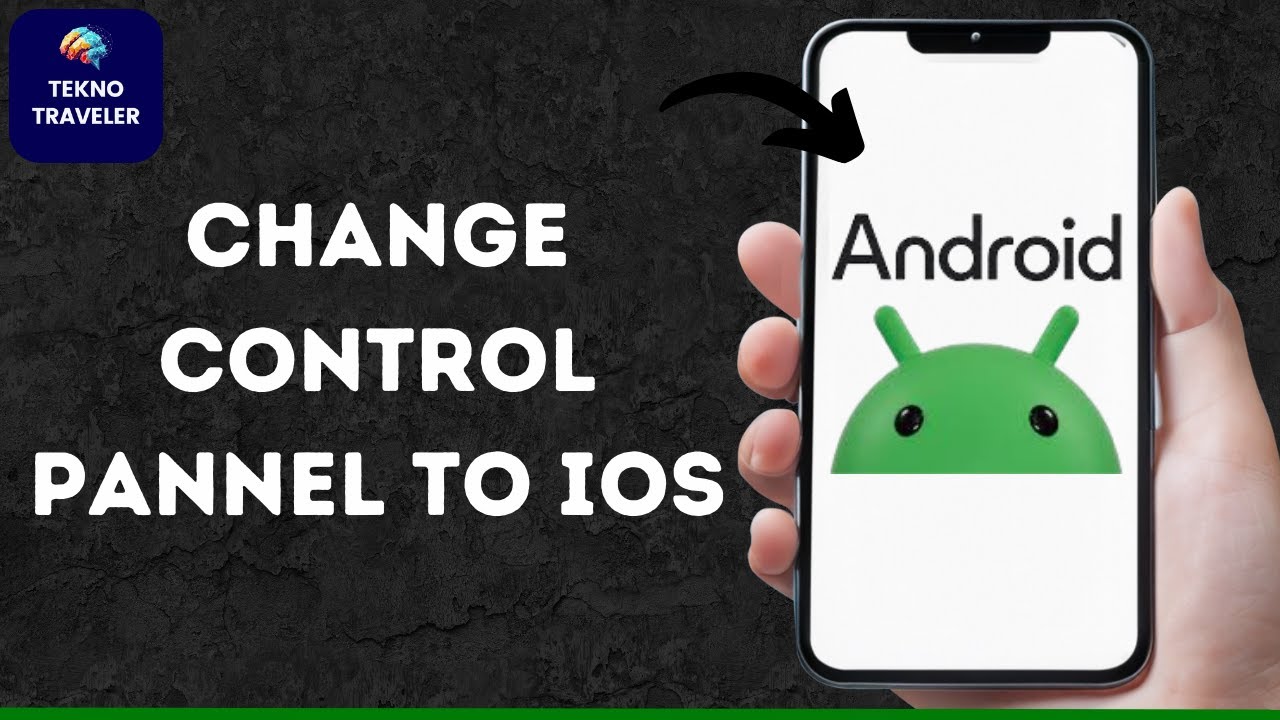How to Change Android Control Panel to iOS Control Center Easy Tutorial