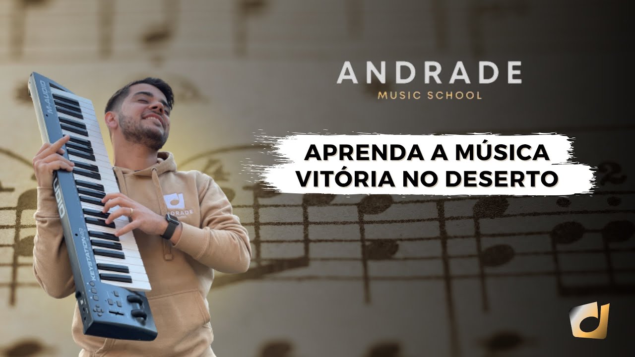 Vídeo aula de teclado - Vitória no Deserto (Aline Barros)