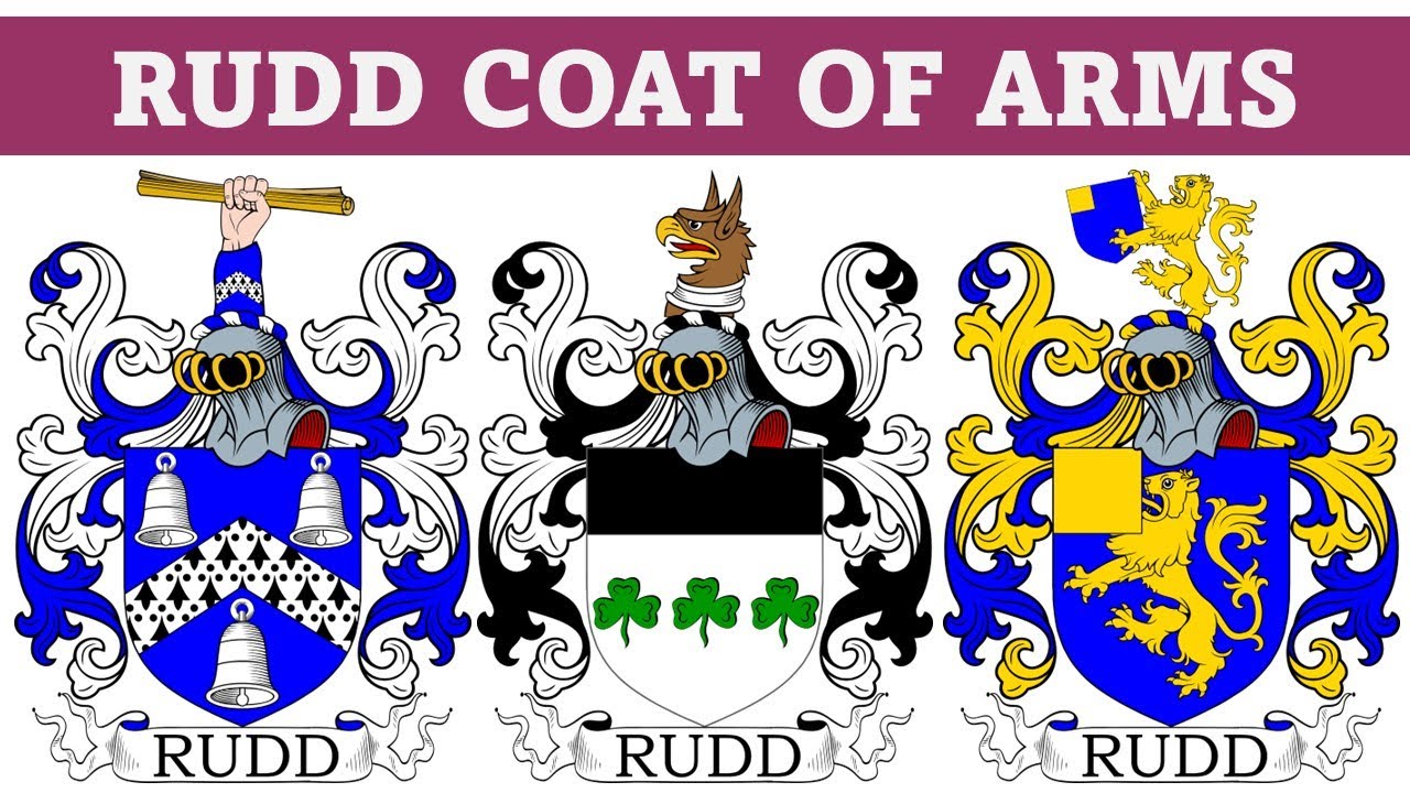 Rudd Coat of Arms & Family Crest - Symbols, Bearers, History
