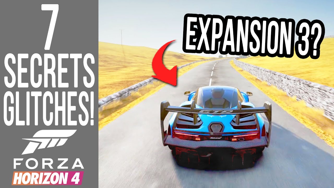 Forza Horizon 4 - 7 Secrets, Glitches & Easter Eggs! EXPANSION 3?