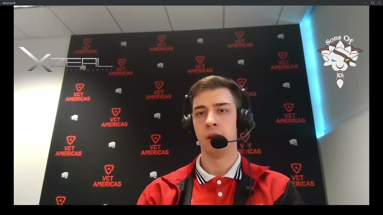 Entrevista post partida con Michael Hockom (Mikes) Head Coach de 100 Thieves en la #VCTAmericas
