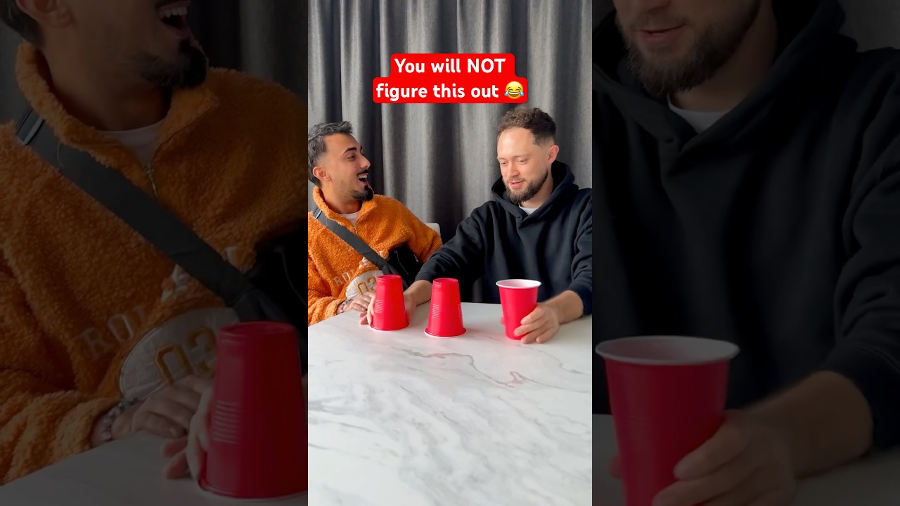 Explain The 3-Cup Trick! 🤯