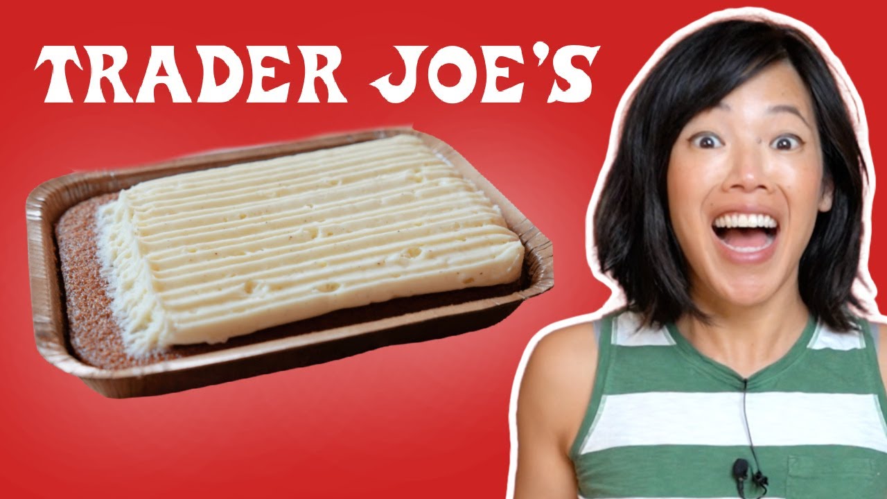Trader Joe's $5 Last Meal Cake - Is It Worthy? - Chantilly Cream Vanilla Bean
