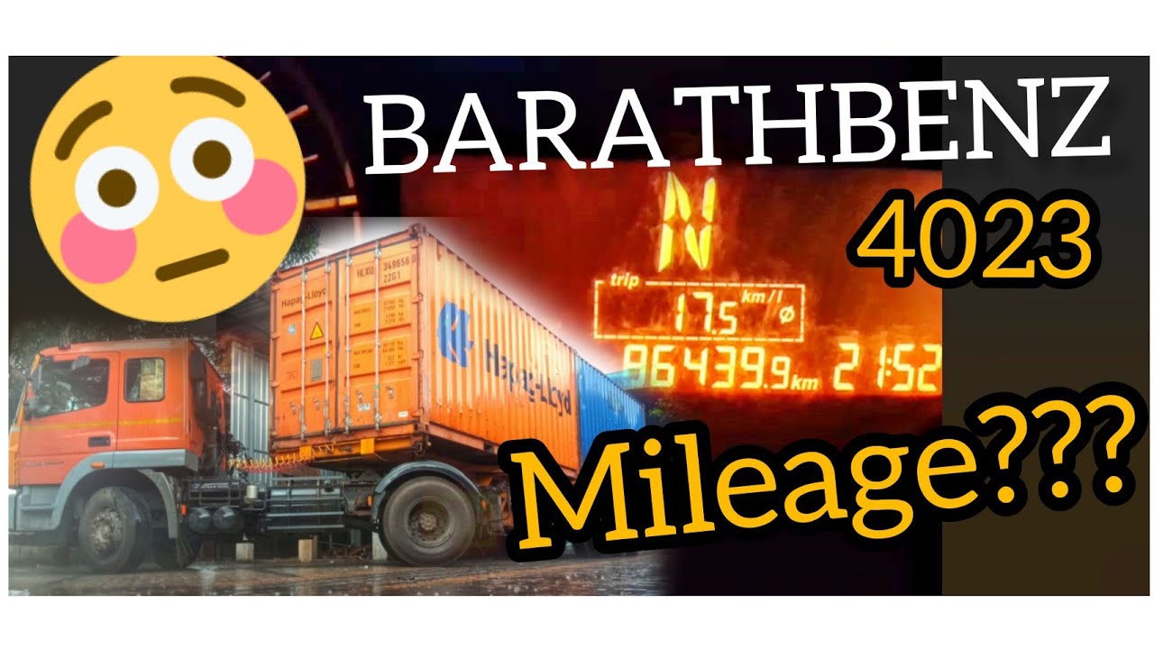 BHARATBENZ 4023 amazing Mileage 😳
