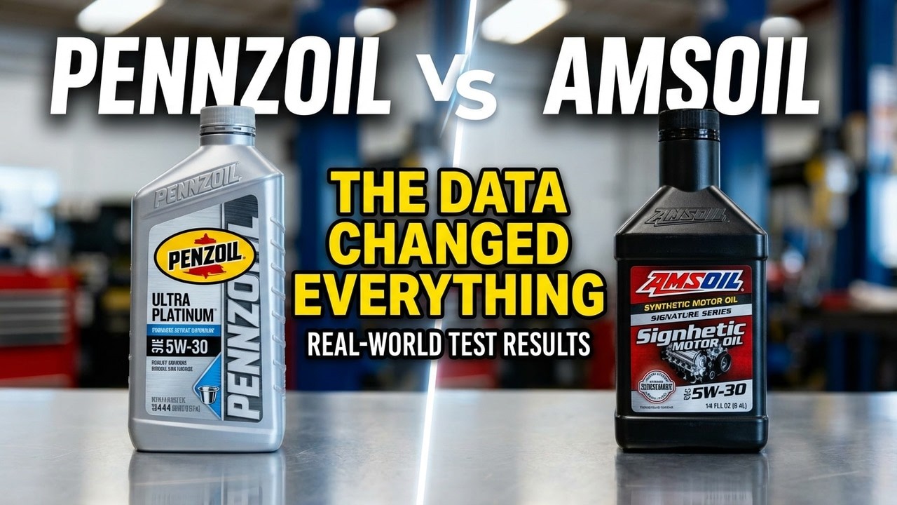 Сравнение масел Pennzoil Ultra Platinum и Amsoil 5W-30: данные изменили всё #car