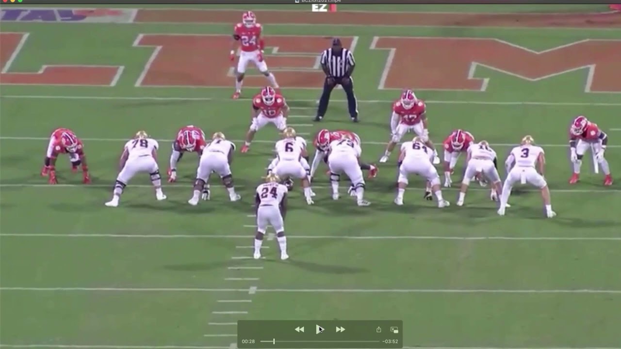 Trench Warfare Film Room Preview: Zion Johnson breaking down a wide zone base block