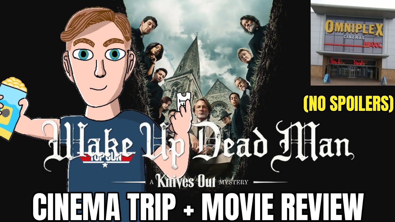 Movie Vlog - Wake Up Dead Man cinema trip + movie review (SPOILER-FREE)