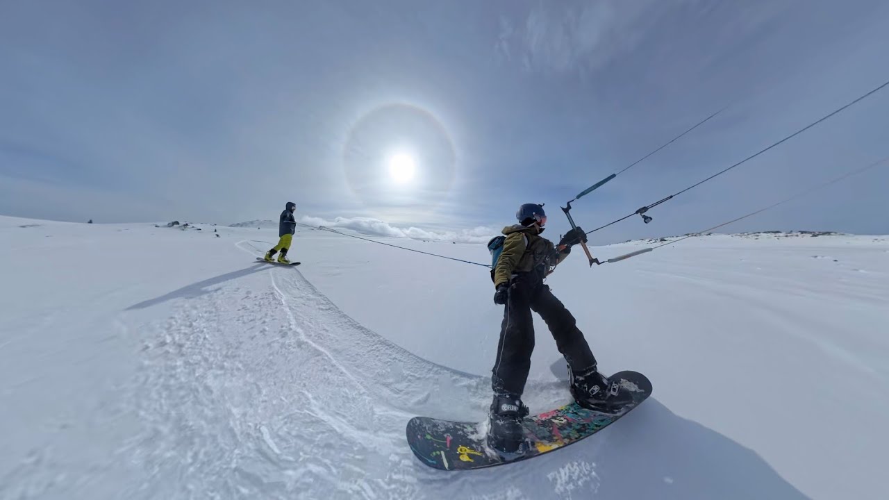 Epic Snowkite Day | Vitosha Mountain Flysurfer Peak5 8m2