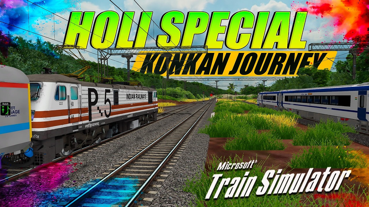 PART 2 - KHED UPDATE - KONKAN IR | HOLI SPECIAL 22229 CSMT - MADGAON VANDE BHARAT EXP | MSTS LIVE