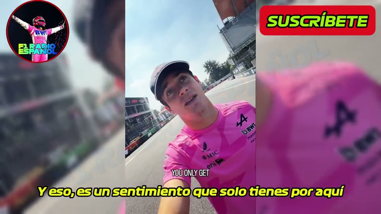 El tour de Franco Colapinto en ell circuito Hermanos Rodriguez. F1 radio