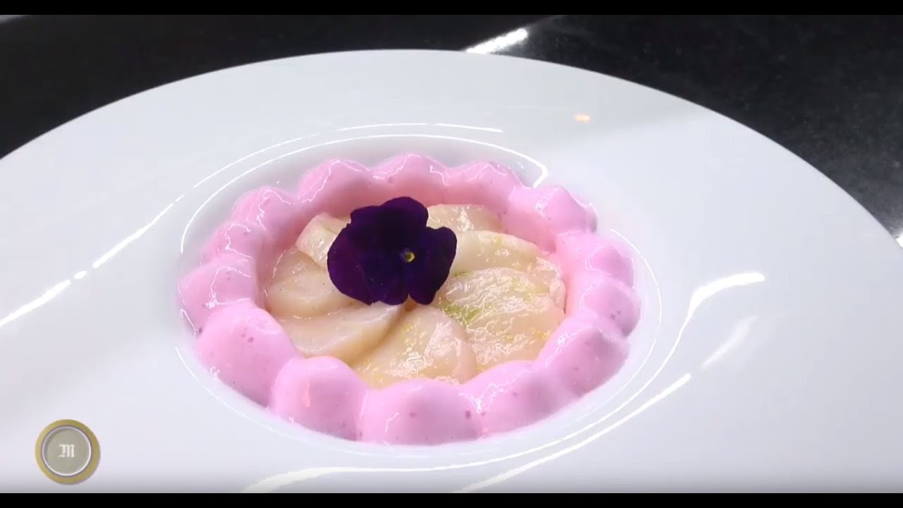 Recette : Carpaccio de Saint-Jacques au yaourt simple/rapide ! (Chef Christian Le Squer)