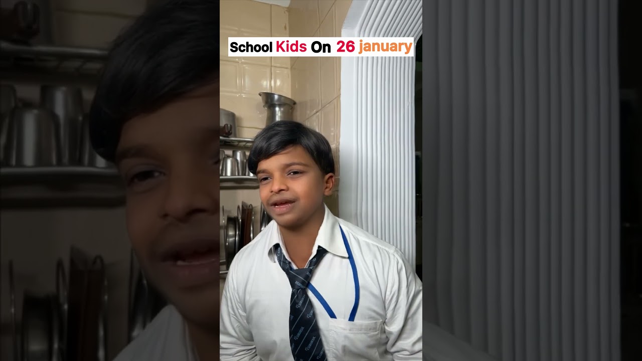 School Kids on 26 january 