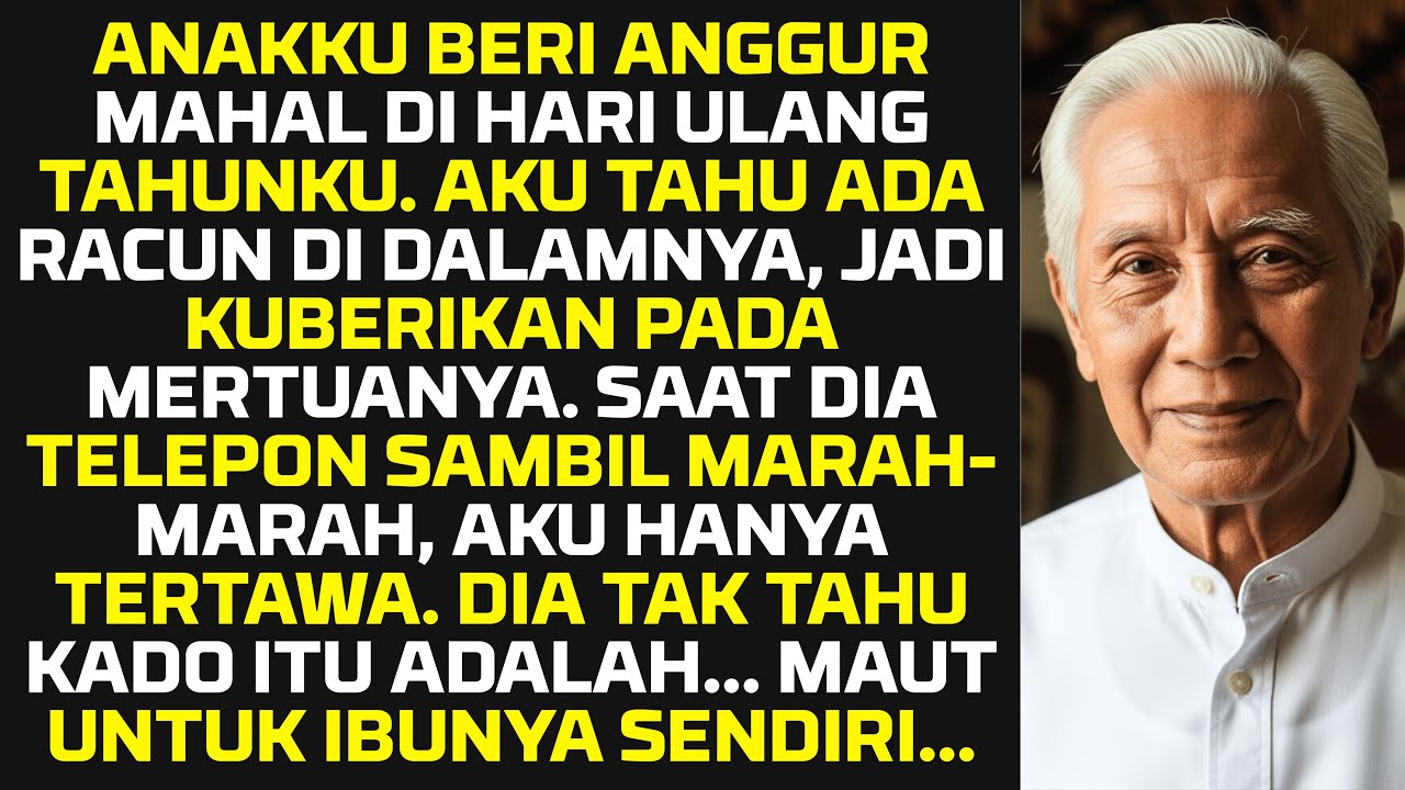 Anakku Kasih Anggur Mewah Saat Ultahku, Tapi Aku Curiga Dan Kasih Ke Mertuanya-Besoknya Dia Menjerit