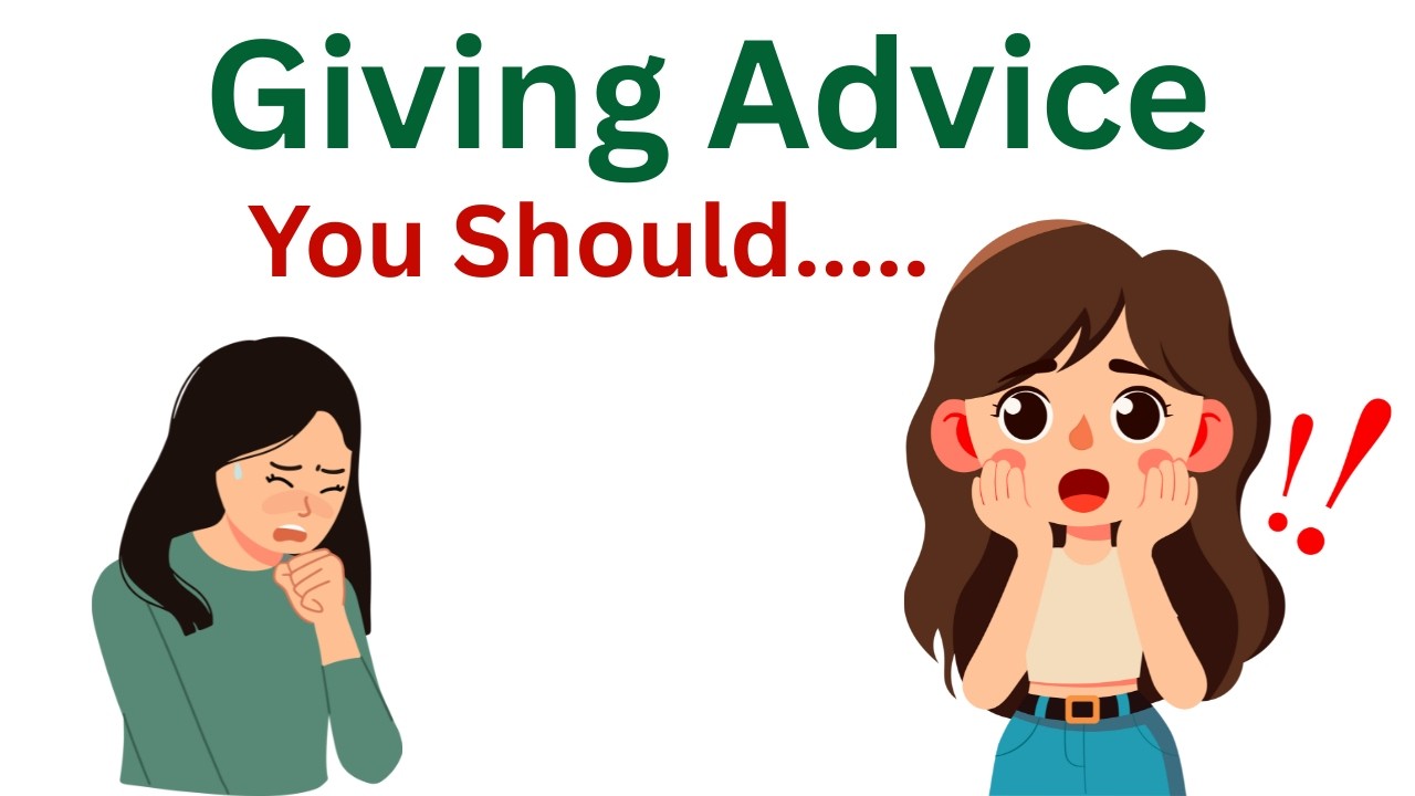 Daily English Practice 📝 | Giving Advice with &ldquo;You Should&rdquo; #modalverblesson