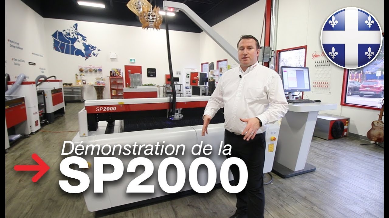 Démonstration de la SP2000 | Découpeuse laser de grand format