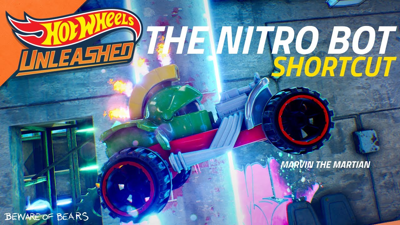 The Nitro Bot Shortcut + Marvin the Martian | Hot Wheels Unleashed