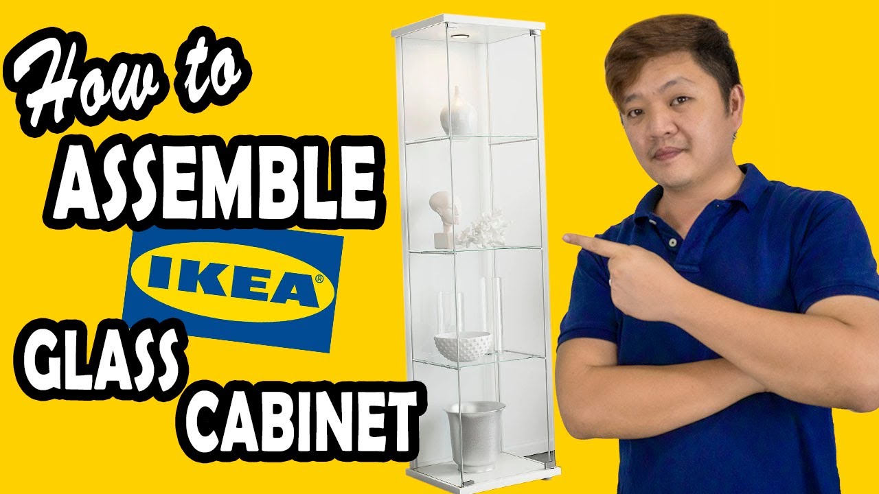 How To Assemble IKEA DETOLF Glass Cabinet| IKEA DETOLF| IKEA MALAYSIA|IKEA SHOPPER MIRI & BRUNEI