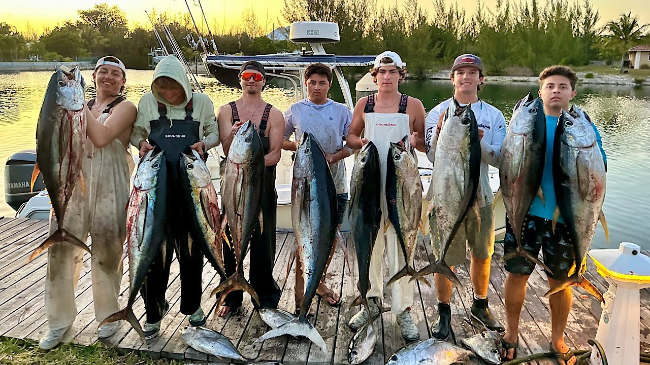 Non-stop YELLOWFIN TUNA action in the BAHAMAS (80 Pounder) - Ep. 45