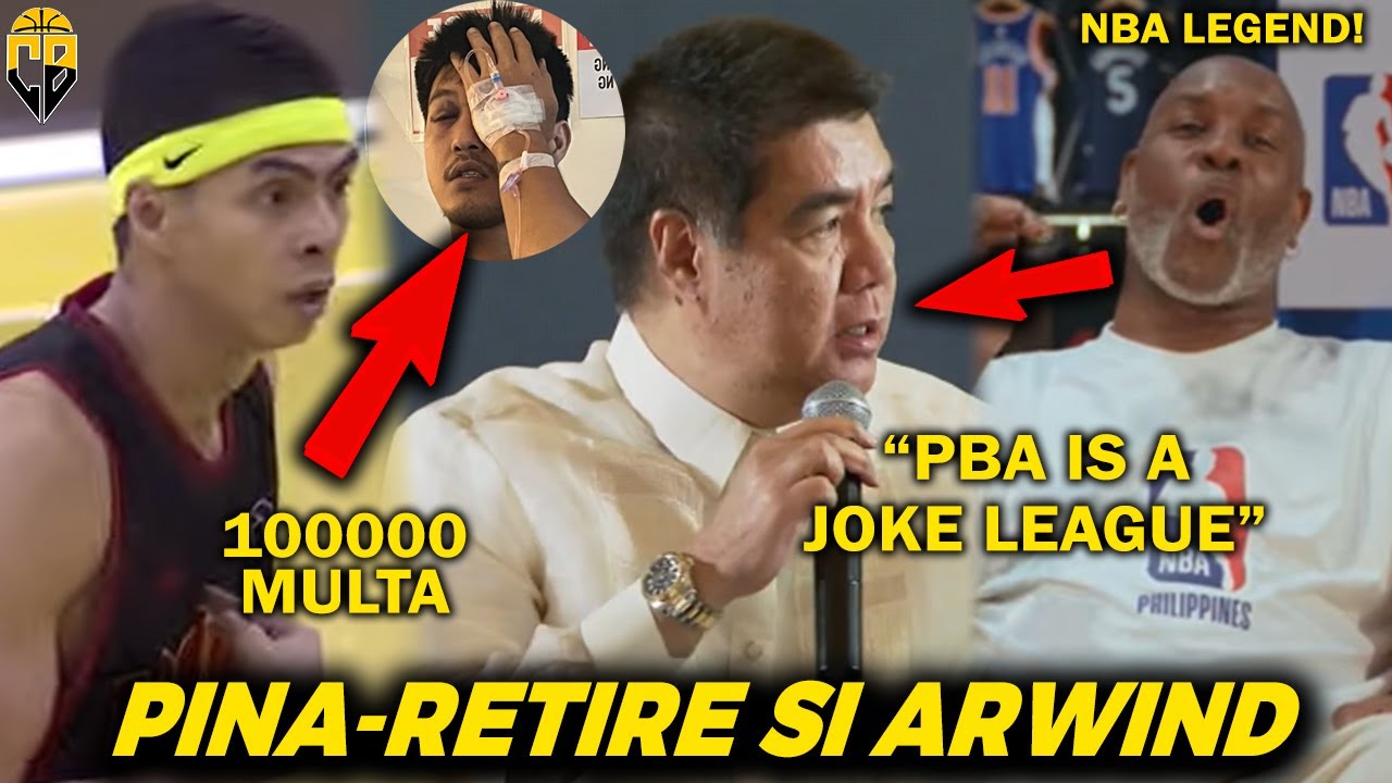 NBA legend BINARA ang PBA! Forced RETIRE si Arwind Santos sa ginawa kay Bringas MPBL