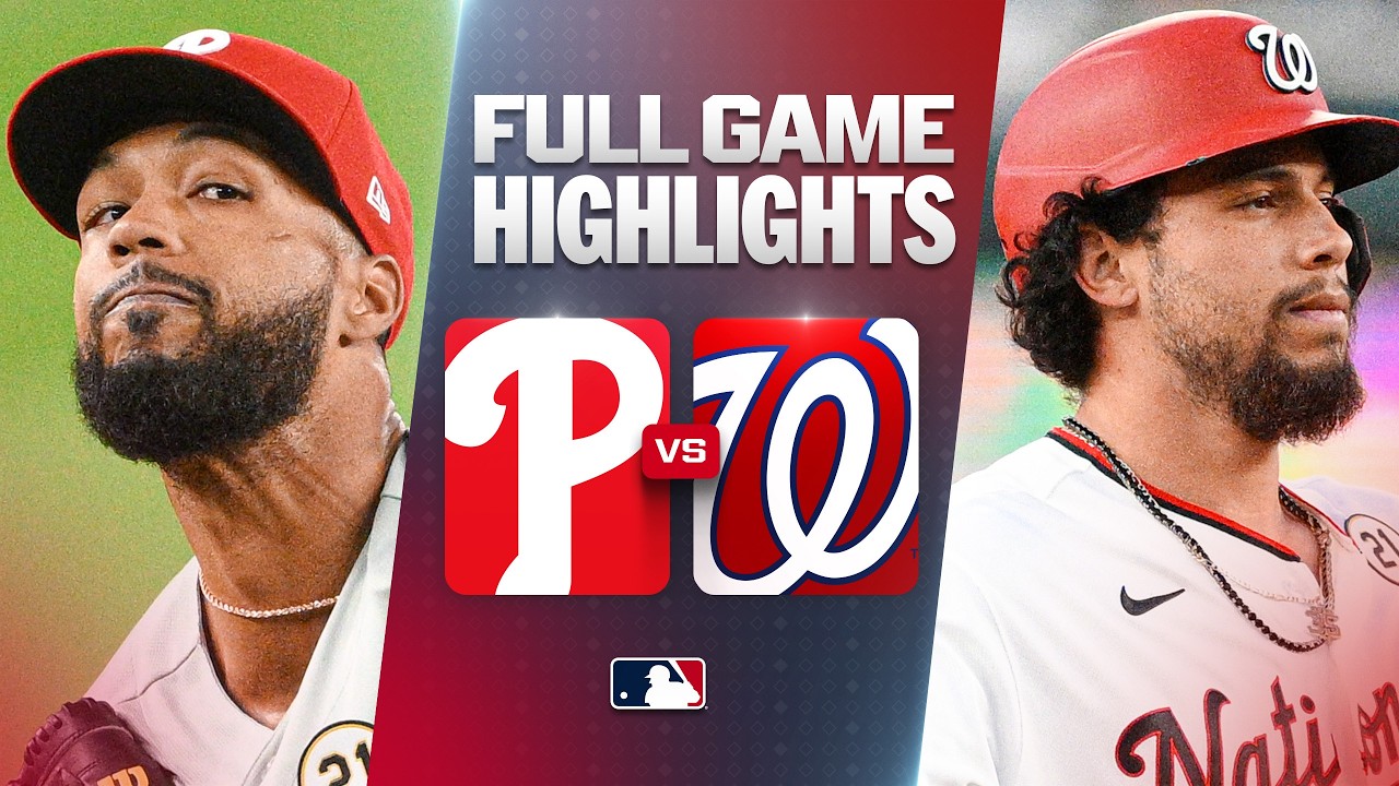 PHILLIES против NATIONALS: Официальный обзор полной игры (15 сентября) | Сезон MLB 2026