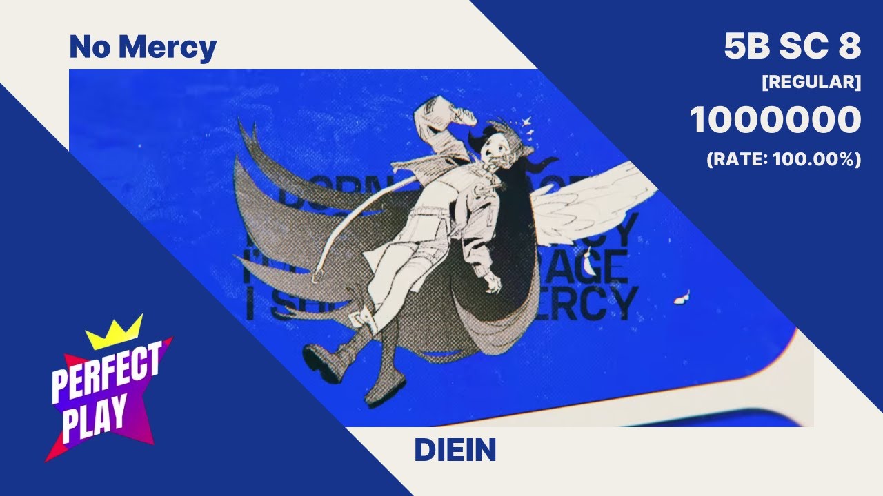 〚DJMAX RESPECT V〛No Mercy - DIEIN _ 5B SC 8 PERFECT PLAY