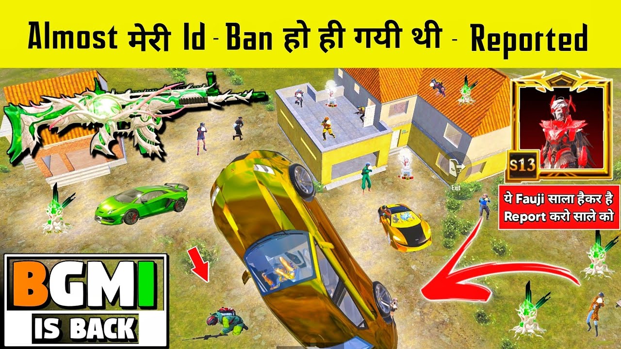 OMG😱My Id Almost Got Banned Because Whole Lobby Thought Me Hacker & Reported Me -BGMÎ Unban In India
