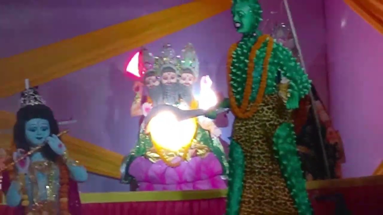 #Durgapuja  electric murti | spring murti durga puja Gaya college Durga Puja pandal 2022 Kedarnath