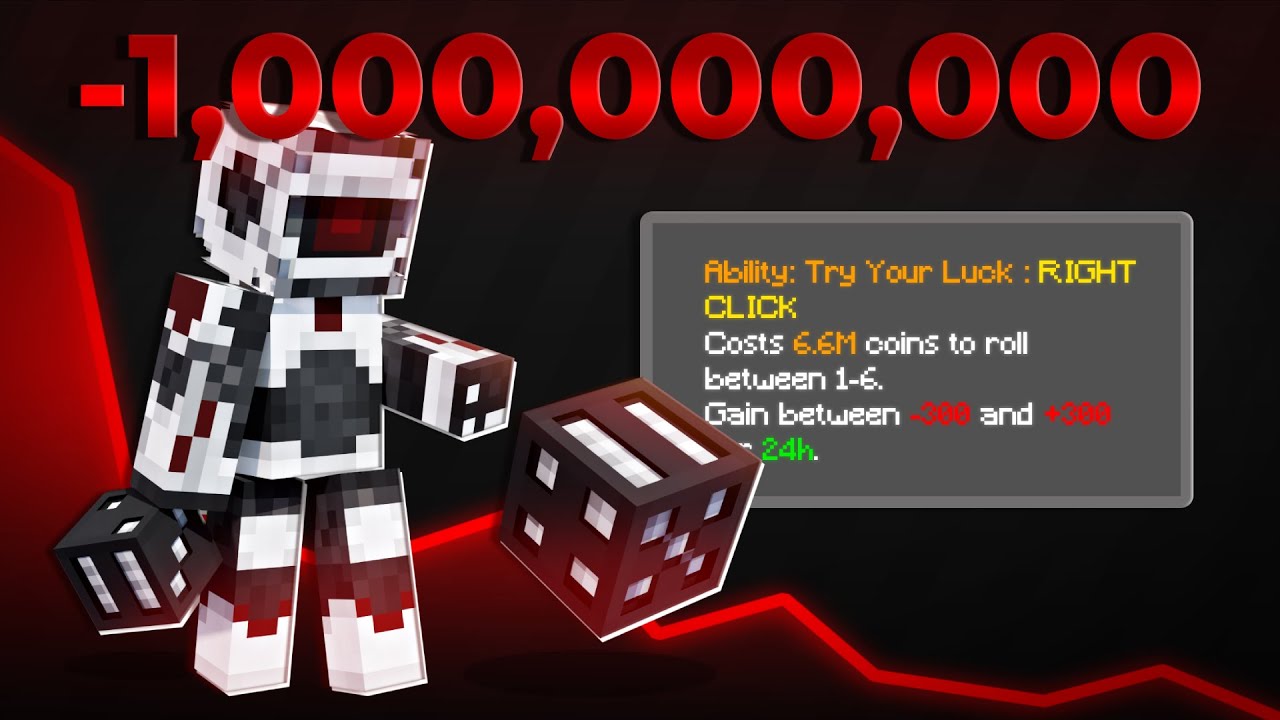 I Spent 1 BILLION Coins on Dices | Hypixel Skyblock