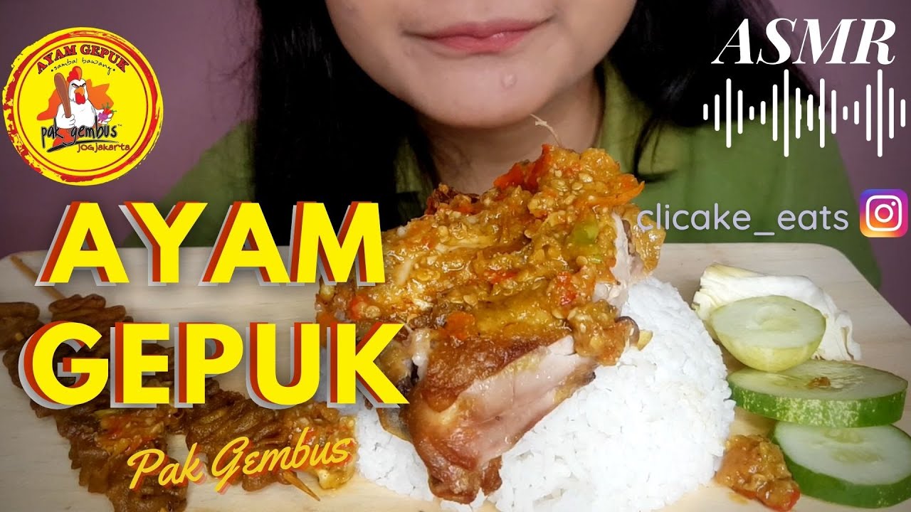 ASMR AYAM GEPUK PAK GEMBUS 🌶️ 🌶️  | Sub Available &bull; ASMR Indonesia &bull; Eating Sounds &bull; No Talking