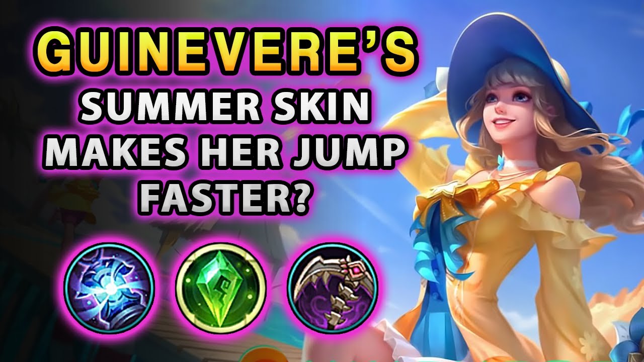 Этот очень модный скин на Гвиневру делает еë прыжки быстрее | Mobile Legends