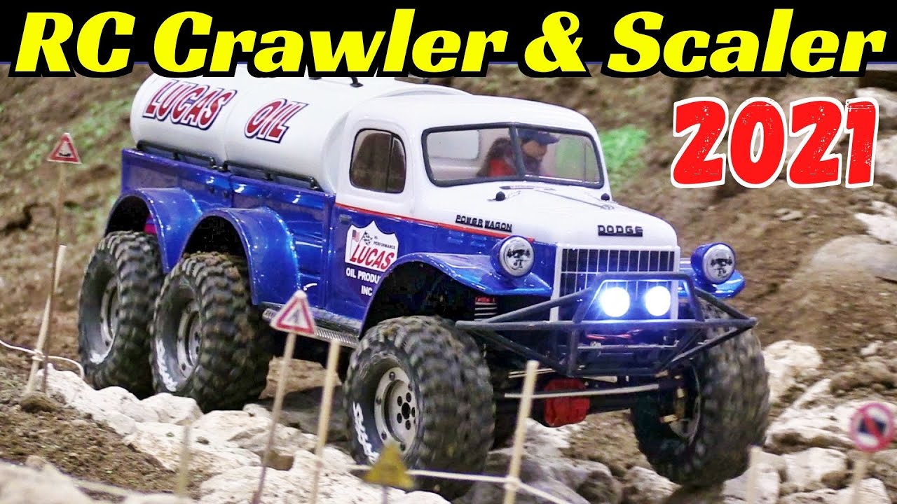 RC 4x4 Crawler & Scaler Extreme Indoor Track - Axial, RC4WD, Tamiya, Gmade - Model Expo Italy 2021
