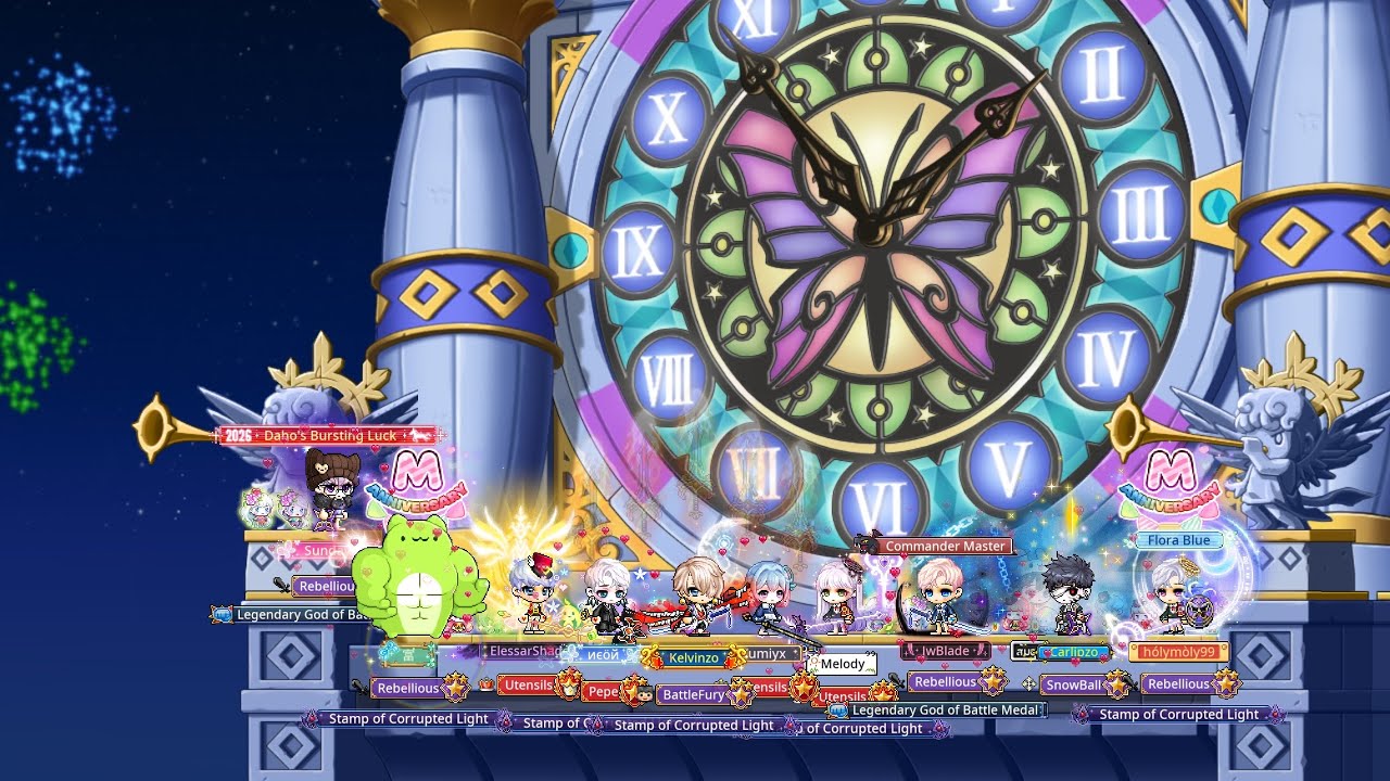 Maplestory M (楓之谷M) 🍁 Cross Server Team vs Chaos Lucid !