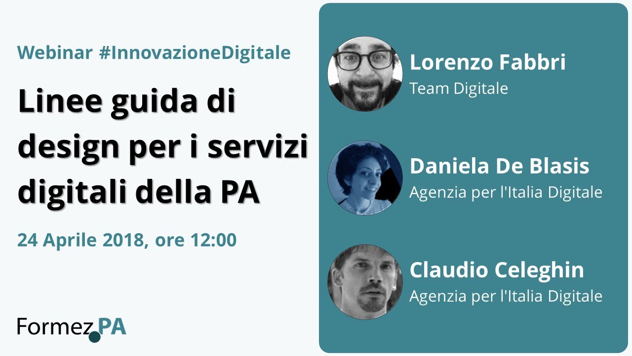 Linee guida di design per i servizi digitali della PA