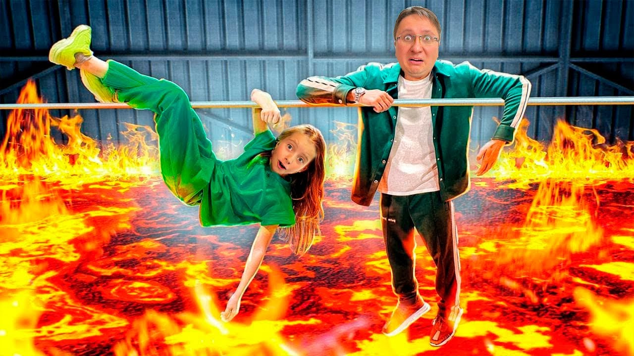 🔥 Peste tot PODEAUA este LAVA 🔥 CHALLENGE Extremal 🥵